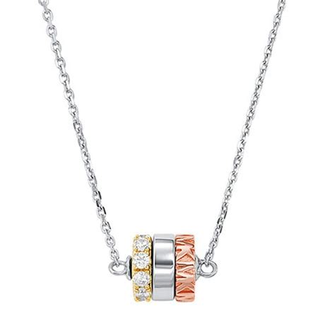 michael kors gold jewelry set|Michael Kors sterling silver necklace.